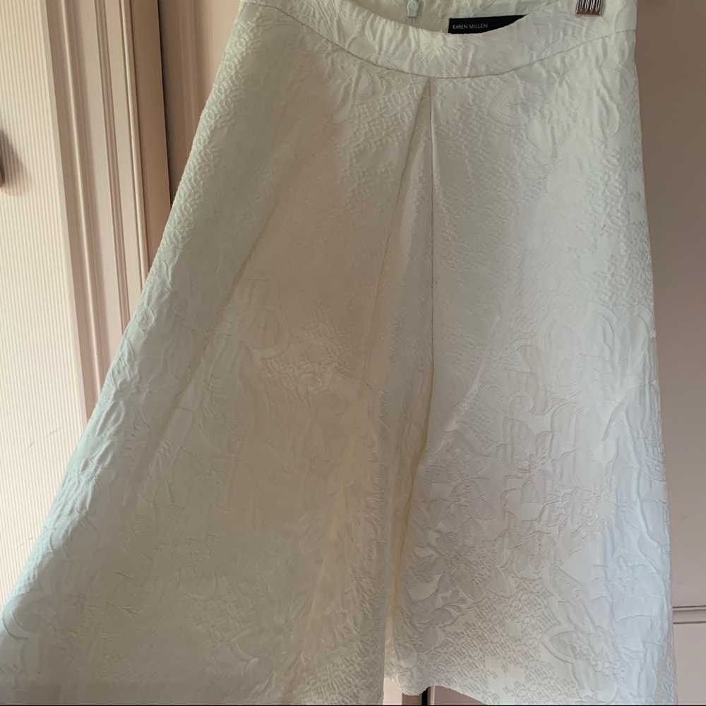 Karen Millen White Floral Skirt - Picture 11 of 12